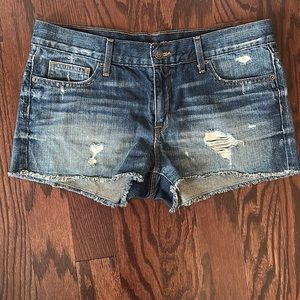 Michael Kors distressed shorts